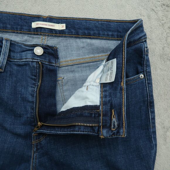 Levi's 311 Jeans Women's Size 31 Blue Mid-Rise Shaping Skinny Denim 28" Inseam - Picture 3 of 16